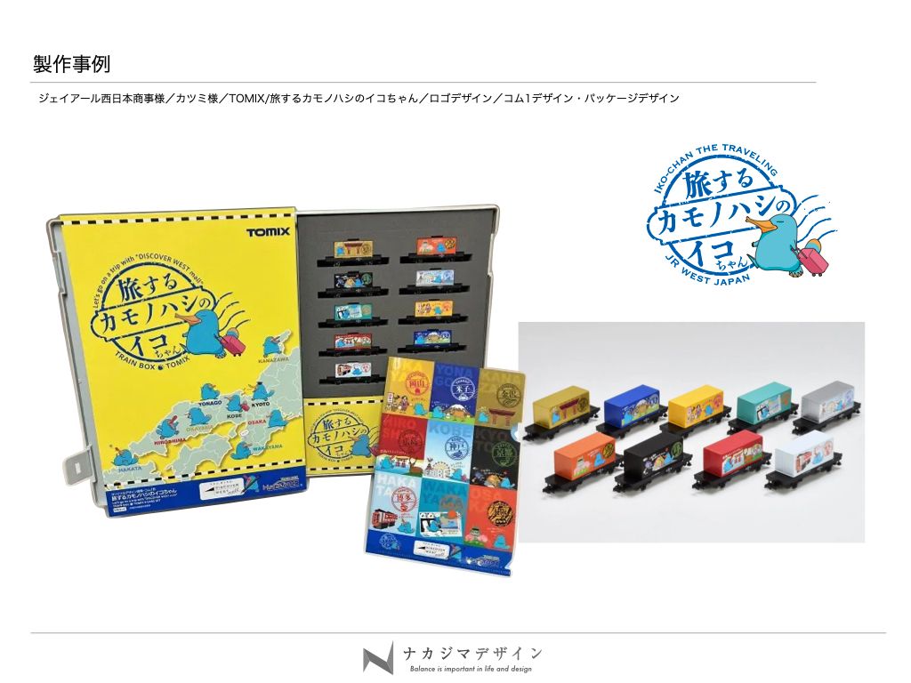 JR西日本 旅するカモノハシのイコちゃん TOMIX コラボレーション