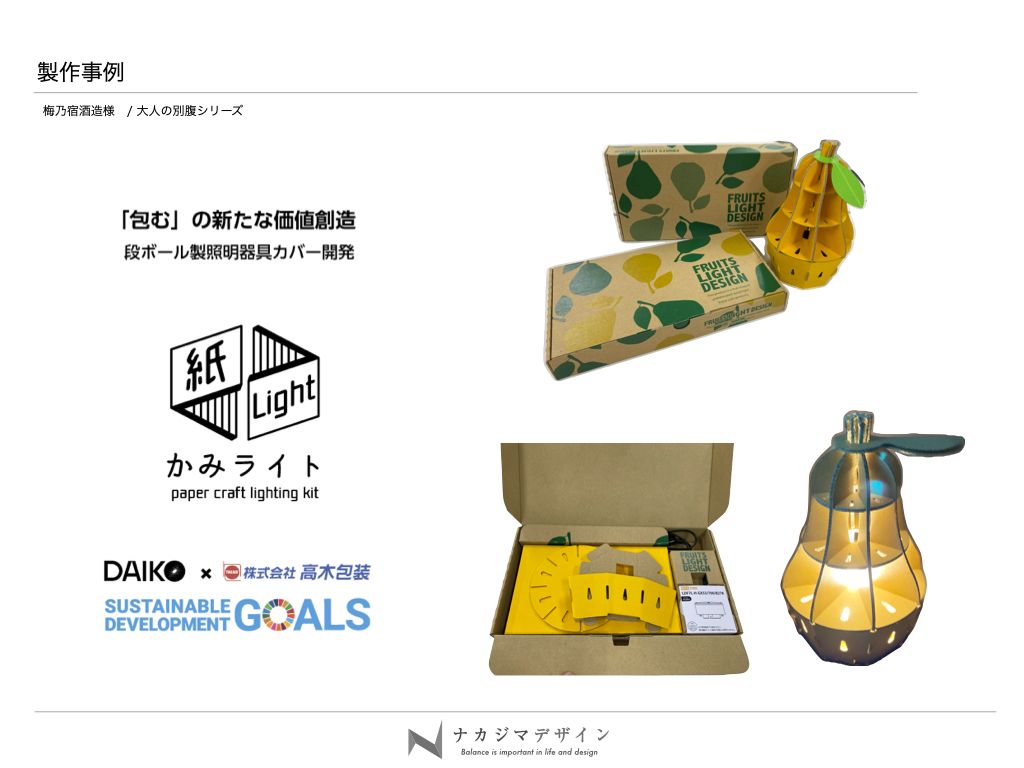 かみライト ペーパークラフト照明プロジェクト